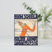 アーノギャラリーでの展覧会 | Egon Schiele | ポストカード (スタンド正面)
