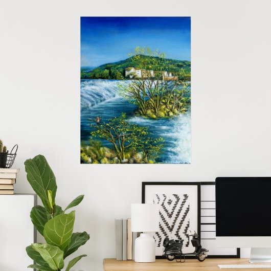 アーノリバーアットロヴェザノフィレンツイタリア ポスター (ホームオフィス)