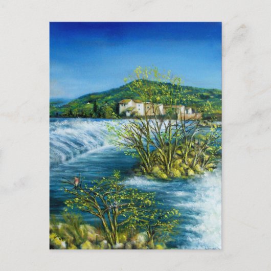 アーノリバーアットロヴェザノフィレンツイタリア ポストカード (正面)