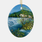 アーノリバーアットロヴェザノフロレンツトスカーナ景観 セラミックオーナメント (右)