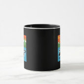 アーノルドを知ってる？VisitArnoldCA Black&White Mug マグカップ (中央)