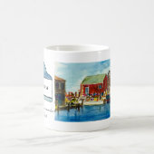 アーノルド著元の水彩画からのMenemsha、… コーヒーマグカップ (中央)