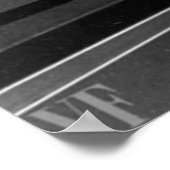 アーノルド・シュワルツェネッガー白黒ヴィンテージ4k ポスター (角)