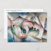 アーノルド・トップによるシュラフェンデ・ゲスターテニン・ナフリック ポストカード (正面/裏面)