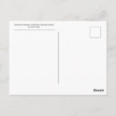 アーノルド・トップによるシュラフェンデ・ゲスターテニン・ナフリック ポストカード (裏面)