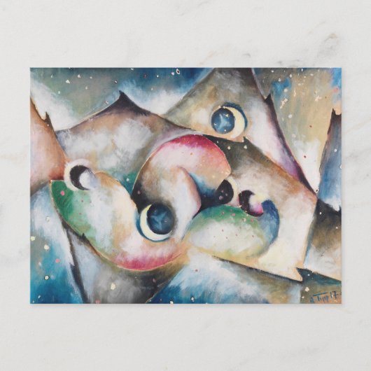 アーノルド・トップによるシュラフェンデ・ゲスターテニン・ナフリック ポストカード (正面)