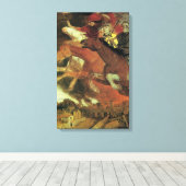 アーノルド・ボックリンによる戦争、ヴィンテージ象徴主義ファインアート キャンバスプリント (インサイチュ (ウッドフロア))