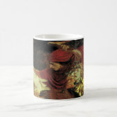 アーノルド・ボックリンによる戦争、ヴィンテージ象徴主義ファインアート コーヒーマグカップ (中央)