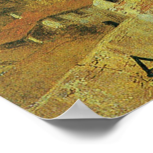 アーノルド・ボックリンによる戦争、ヴィンテージ象徴主義ファインアート ポスター (角)