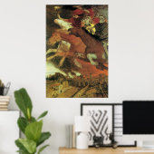 アーノルド・ボックリンによる戦争、ヴィンテージ象徴主義ファインアート ポスター (ホームオフィス)