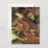 アーノルド・ボックリンによる戦争、ヴィンテージ象徴主義ファインアート ポストカード (正面/裏面)
