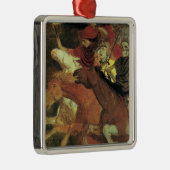 アーノルド・ボックリンによる戦争、ヴィンテージ象徴主義ファインアート メタルオーナメント (右)