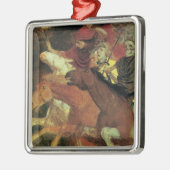 アーノルド・ボックリンによる戦争、ヴィンテージ象徴主義ファインアート メタルオーナメント (左)