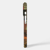 アーノルド・ボックリンによる戦争、ヴィンテージ象徴主義ファインアート Case-Mate iPhoneケース (裏面 / 左)