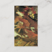 アーノルド・ボックリンによる戦争 名刺 (裏面)