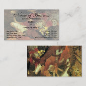 アーノルド・ボックリンによる戦争 名刺 (正面/裏面)