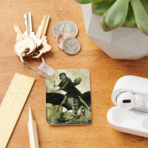 アーノルド・ボックリンによる疫病、ヴィンテージ象徴主義 キーホルダー