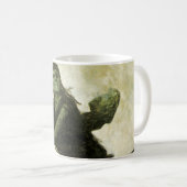 アーノルド・ボックリンによる疫病、ヴィンテージ象徴主義 コーヒーマグカップ (正面右)