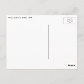 アーノルド・ボックリンによる疫病、ヴィンテージ象徴主義 ポストカード (裏面)