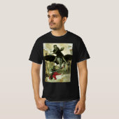 アーノルド・ボックリンによる疫病、ヴィンテージ象徴主義 Tシャツ (正面フル)