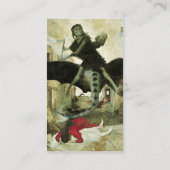 アーノルド・ボックリンによる疫病 名刺 (裏面)