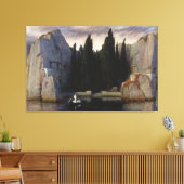 アーノルド・ボックリン – 死の島(1883) キャンバスプリント (インサイチュ (リビング))