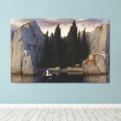 アーノルド・ボックリン – 死の島(1883) キャンバスプリント (インサイチュ (ウッドフロア))