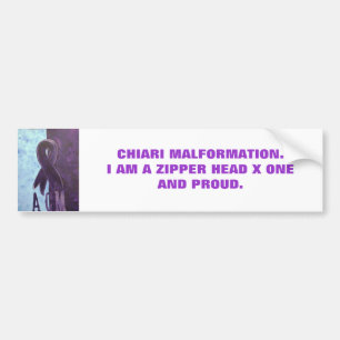 アーノルドCHAIRI MALFORMATION.I AMジッパー… バンパーステッカー