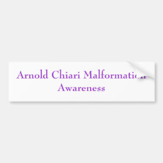 アーノルドChiari MalformationAwareness バンパーステッカー