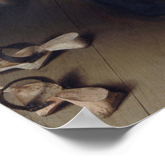 アーノルフィニの結婚(ヤン・ヴァン・エイク) ポスター (角)