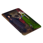 アーノルフィ絵画ニポートレートズバイヤン・ヴァン・エイク マグネット (右側)