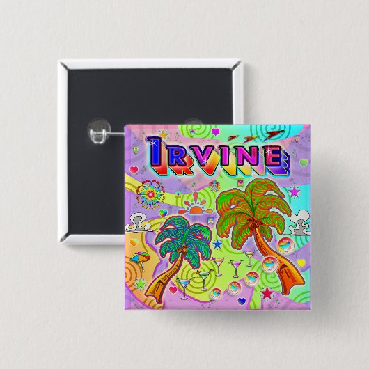 アーバイン休暇ターゲットボタン 缶バッジ (正面&裏面)