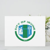 アーバイン州旗（カリフォルニア州） カード (スタンド正面)