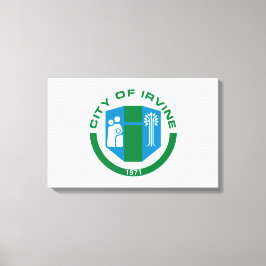 アーバイン州旗（カリフォルニア州） キャンバスプリント