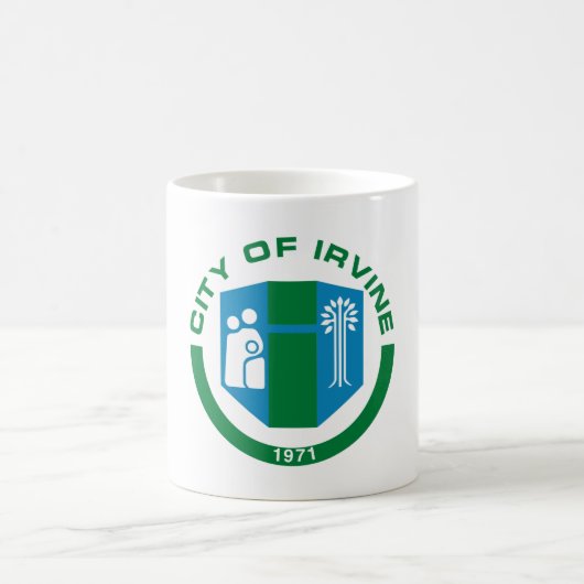 アーバイン州旗（カリフォルニア州） コーヒーマグカップ (中央)