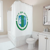 アーバイン州旗（カリフォルニア州） シャワーカーテン (インサイチュ)