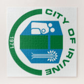 アーバイン州旗（カリフォルニア州） ジグソーパズル (横)