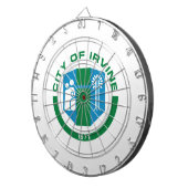 アーバイン州旗（カリフォルニア州） ダーツボード (正面右)