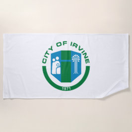 アーバイン州旗（カリフォルニア州） ビーチタオル