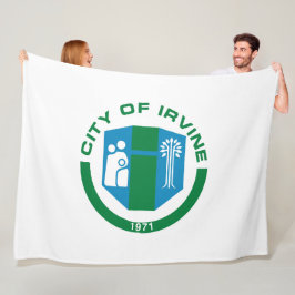 アーバイン州旗（カリフォルニア州） フリースブランケット