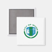 アーバイン州旗（カリフォルニア州） マグネット (正面/裏面)