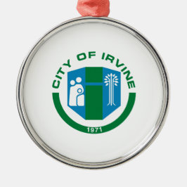 アーバイン州旗（カリフォルニア州） メタルオーナメント