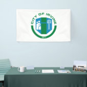 アーバイン州旗（カリフォルニア州） 横断幕 (トレードショー)