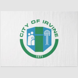 アーバイン州旗（カリフォルニア州） 薄葉紙