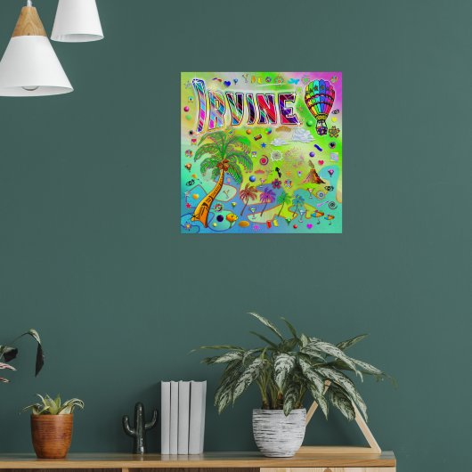 アーバイン時代を超越したメロディーポスター ポスター (リビング1)