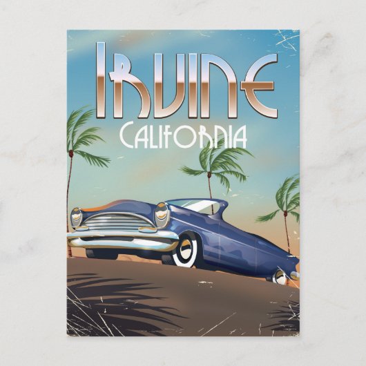 アーバイン カリフォルニア 旅行ポスター ポストカード (正面)