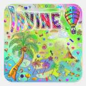 アーバイン タイムレス メロディ ステッカー (正面)