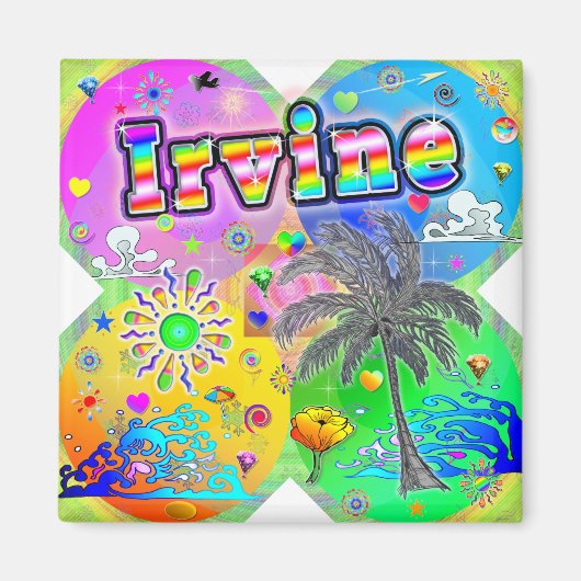 アーバインQuadroシーズンズマグネット マグネット (正面)