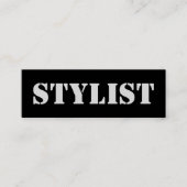 アーバンお洒落スタイリストQRコード スキニー名刺 (正面)