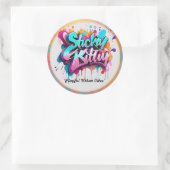 アーバンよくはしゃぐバン・ビア ラウンドシール (バッグ)